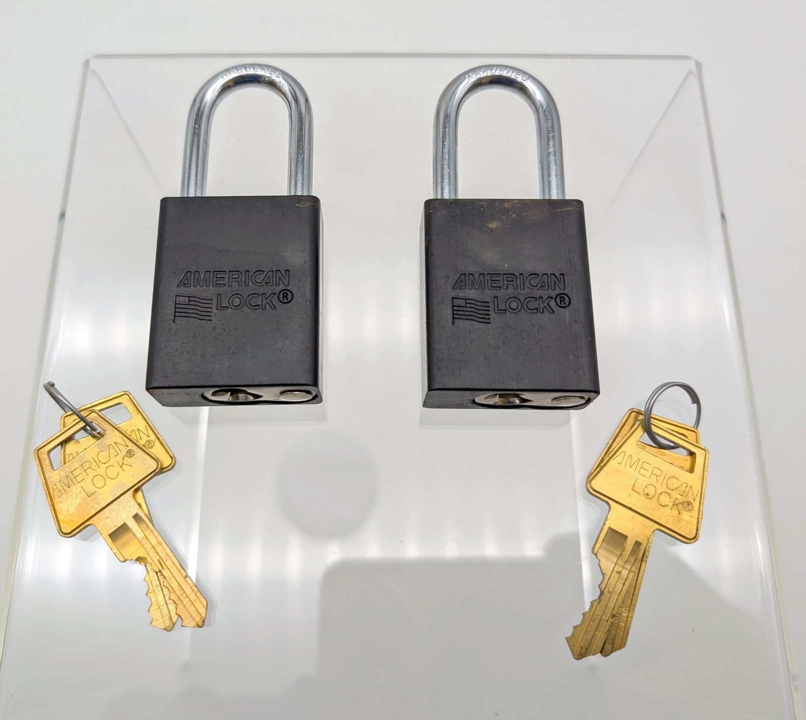 2x American Lock Lockout Padlocks 1.5 2x American Lock Lockout Padlocks 1.5