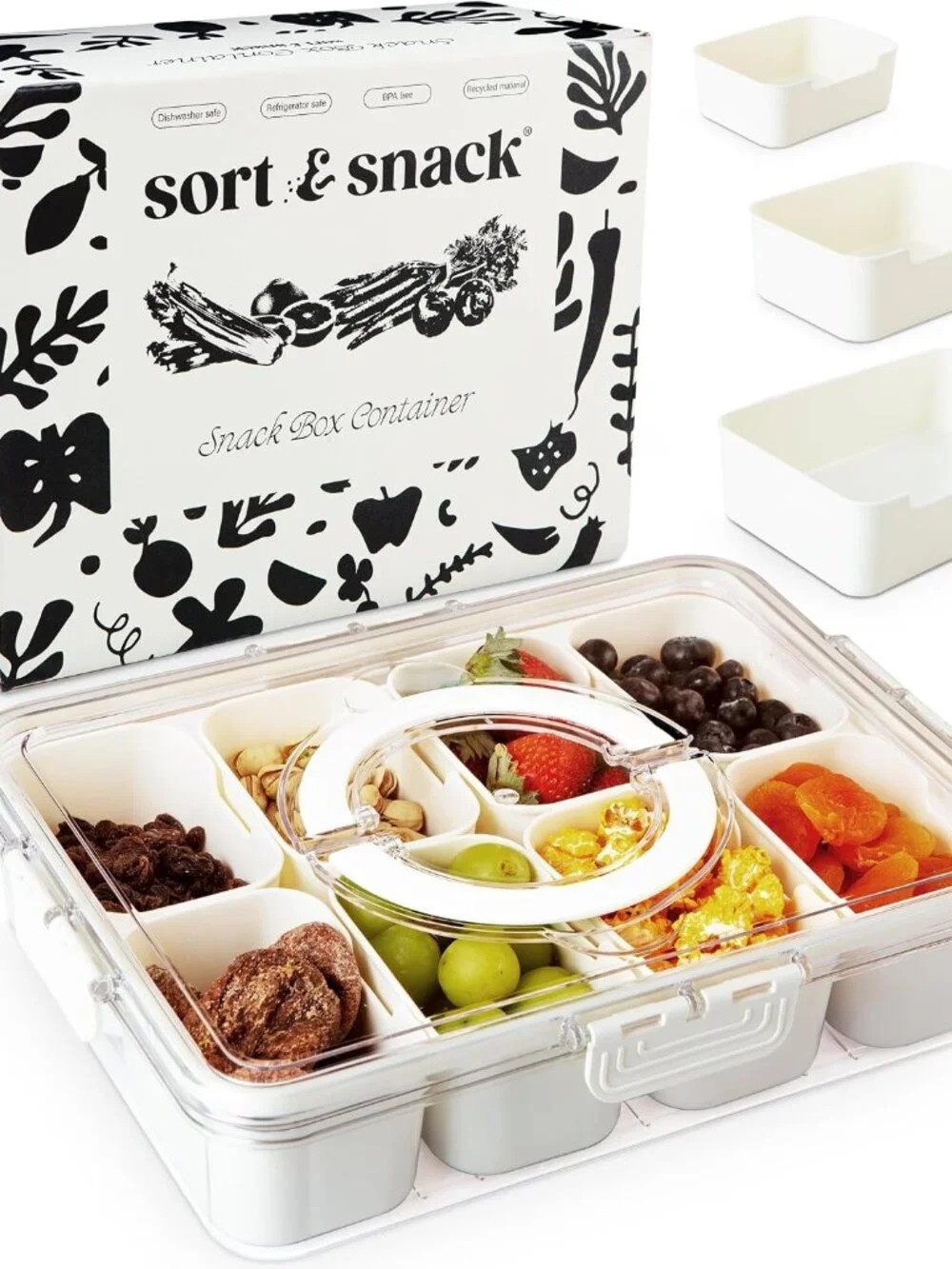 Sort & Snack 10 in 1 Large Snackle Box Sort & Snack 10 in 1 Large Snackle Box