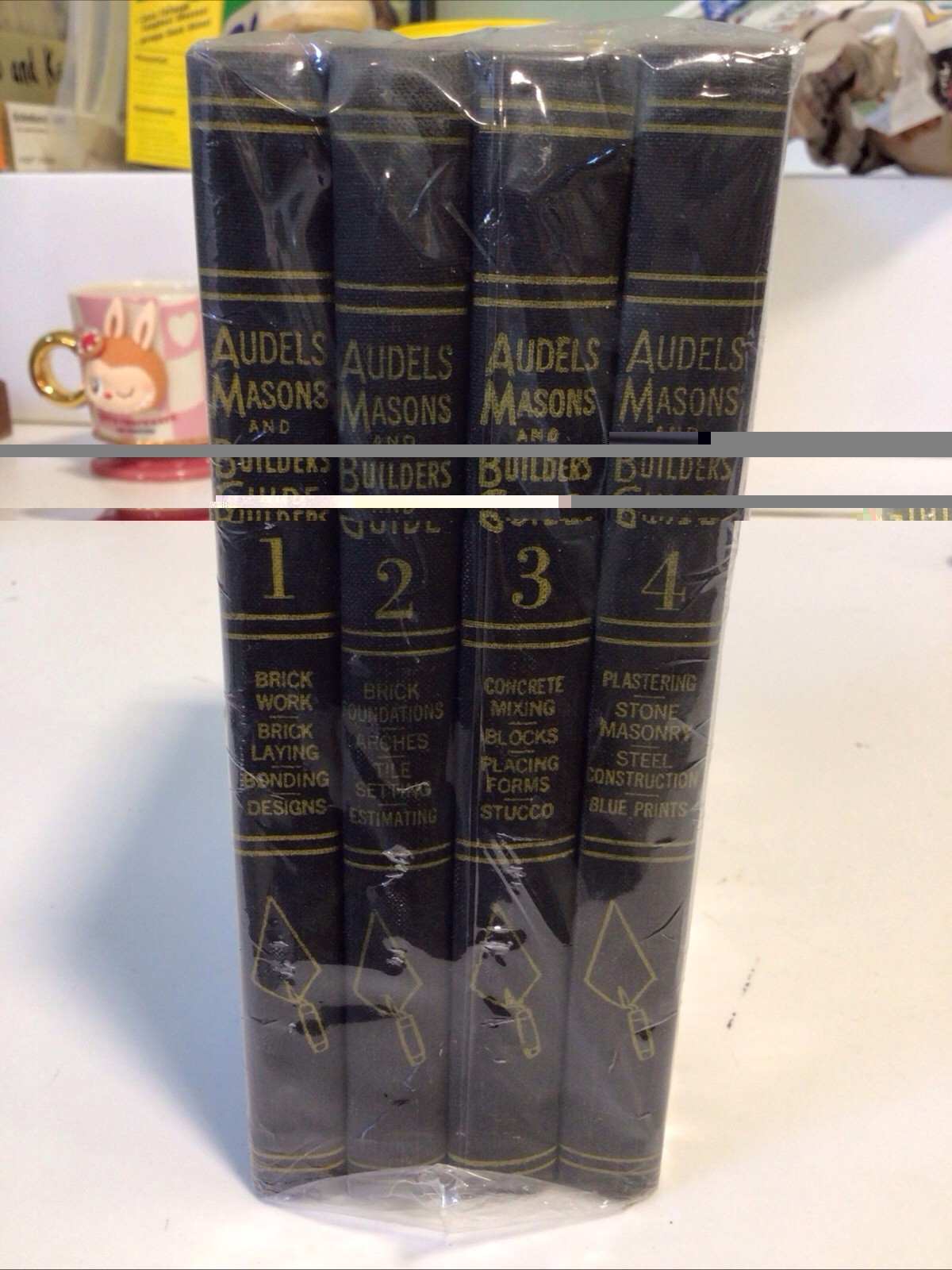 Vintage 1961 Audels Mason and Builders Guide 1-4 Full Set Vintage 1961 Audels Mason and Builders Guide 1-4 Full Set