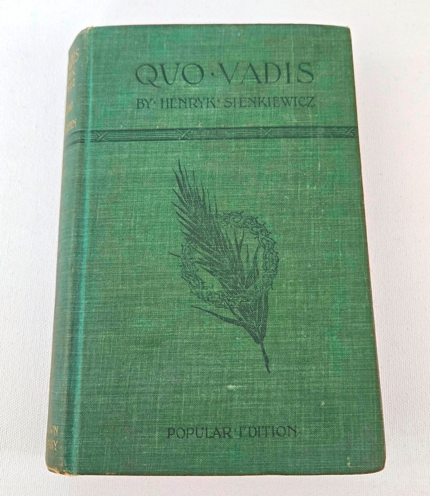 Quo Vadis by Henryk Sienkiewicz, Popular Edition (1897, Little Brown & Company)