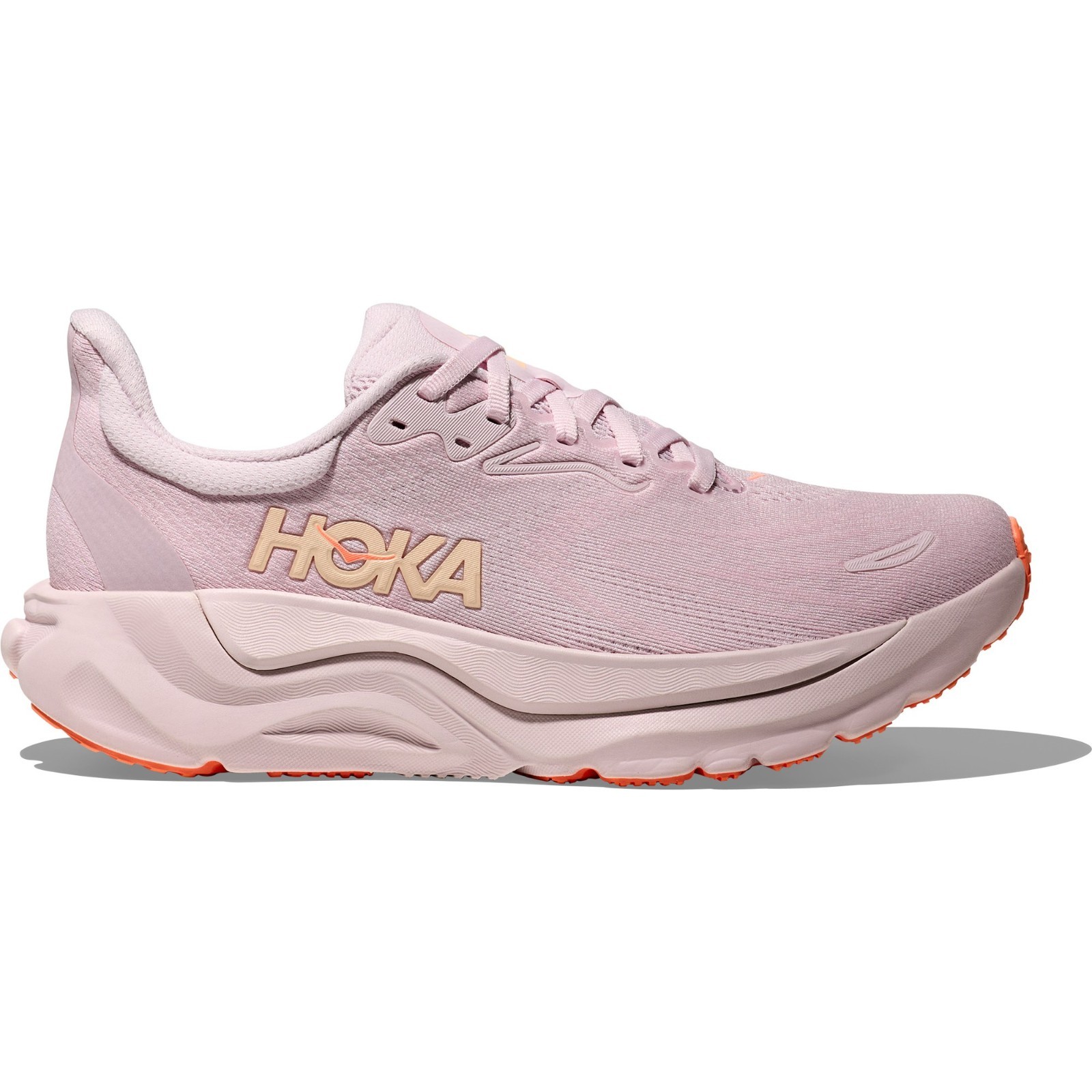 sale- HOKA. Arahi 8 Road-Running Shoes - Women\'s- Lilac Cream/Neon Cantaloupe sale- HOKA. Arahi 8 Road-Running Shoes - Women\'s- Lilac Cream/Neon Cantaloupe