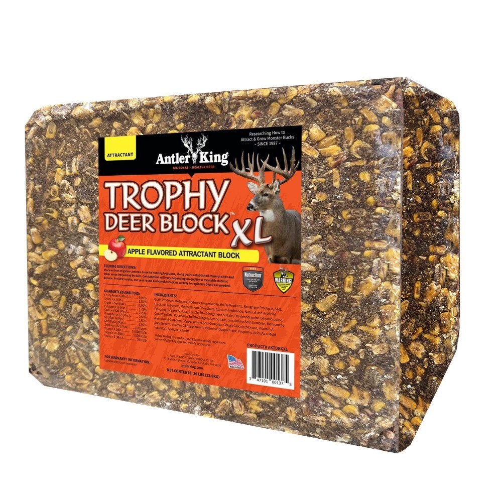 Extra Large Deer Attractant Block for Trophy Deer Hunting and Wildlife