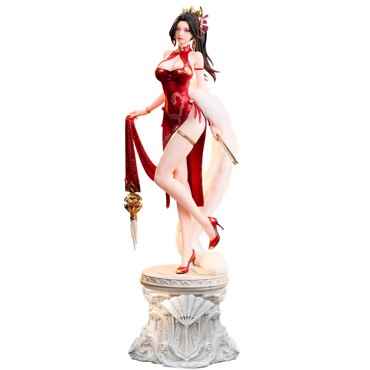 HiPlay BearPanda 1/6 Mai Shiranui in Red Shirt Dance Anime Figurine HiPlay BearPanda 1/6 Mai Shiranui in Red Shirt Dance Anime Figurine