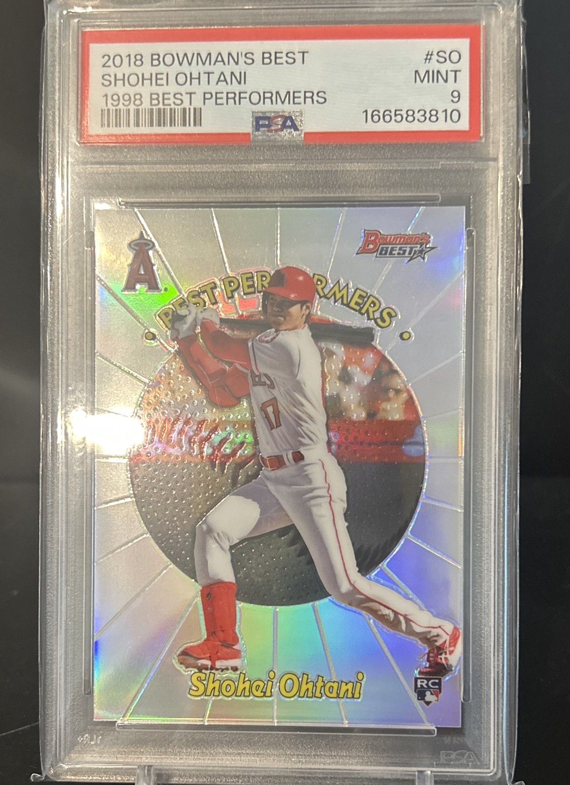 2018 Bowman\'s Best - 1998 Best Performers Shohei Ohtani #98BP-SO (RC) 2018 Bowman\'s Best - 1998 Best Performers Shohei Ohtani #98BP-SO (RC)