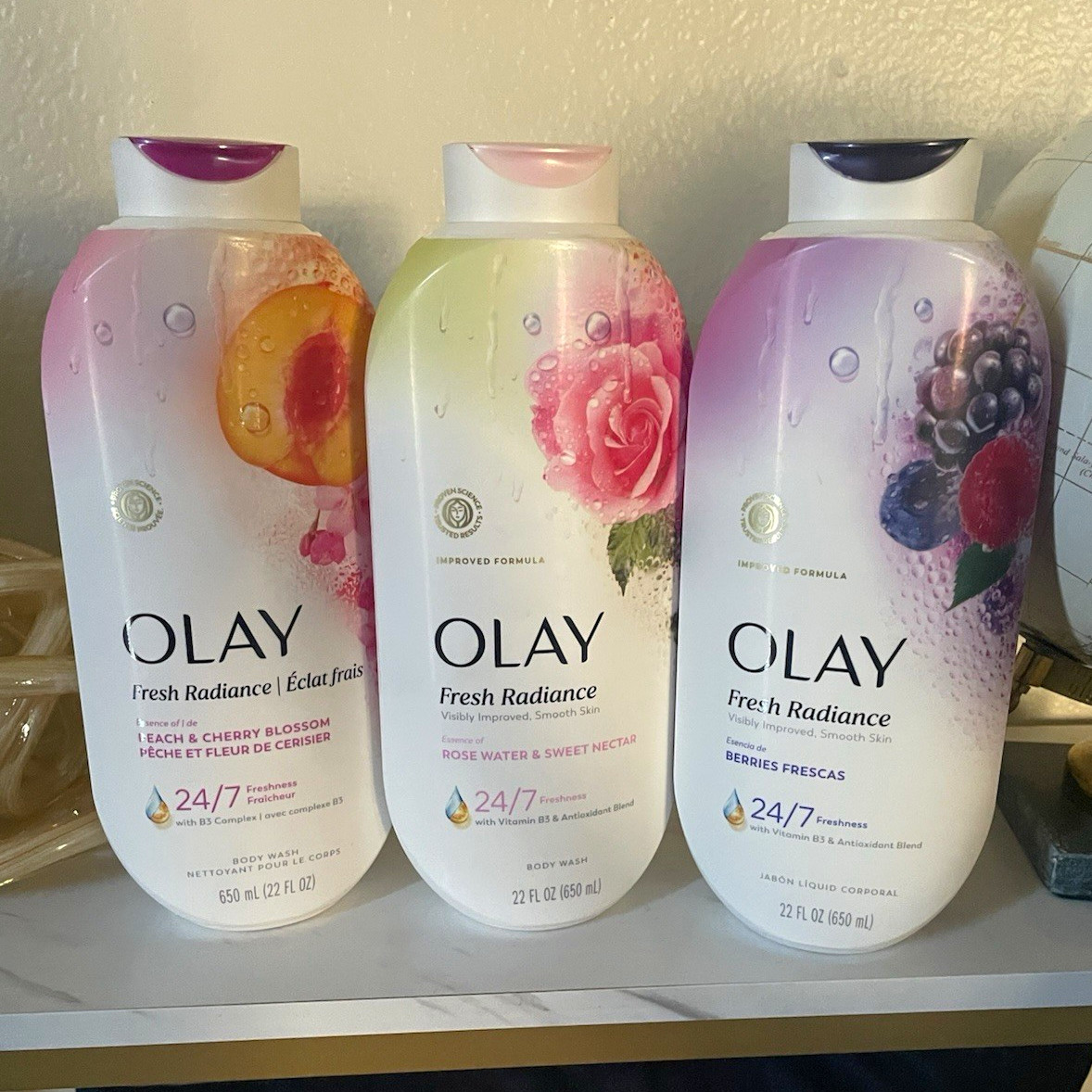 Olay Fresh Radiance Body Wash w/ Vitamin B3, 22 fl oz, Multipack Olay Fresh Radiance Body Wash w/ Vitamin B3, 22 fl oz, Multipack