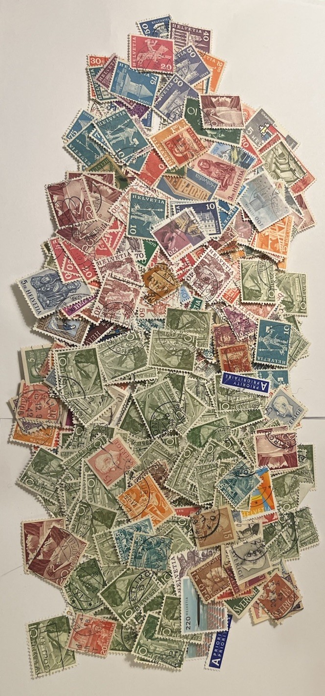 Worldwide Old Rare Huge Collection Europe (France, Italy, Austria) stamps 2+ lbs