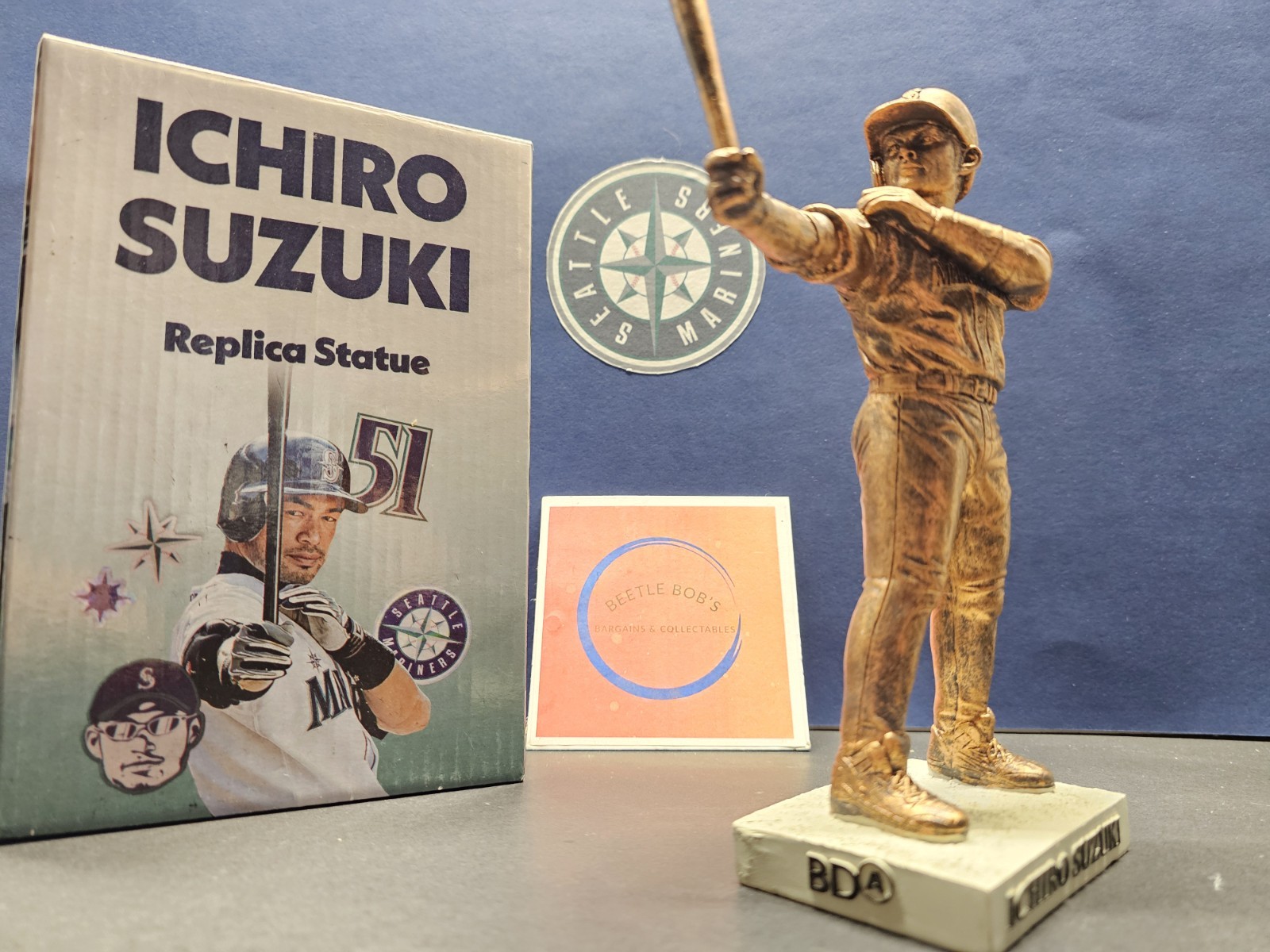 Ichiro Suzuki Seattle Mariners MLB 2026 SGA Stadium Statue Replica NIB