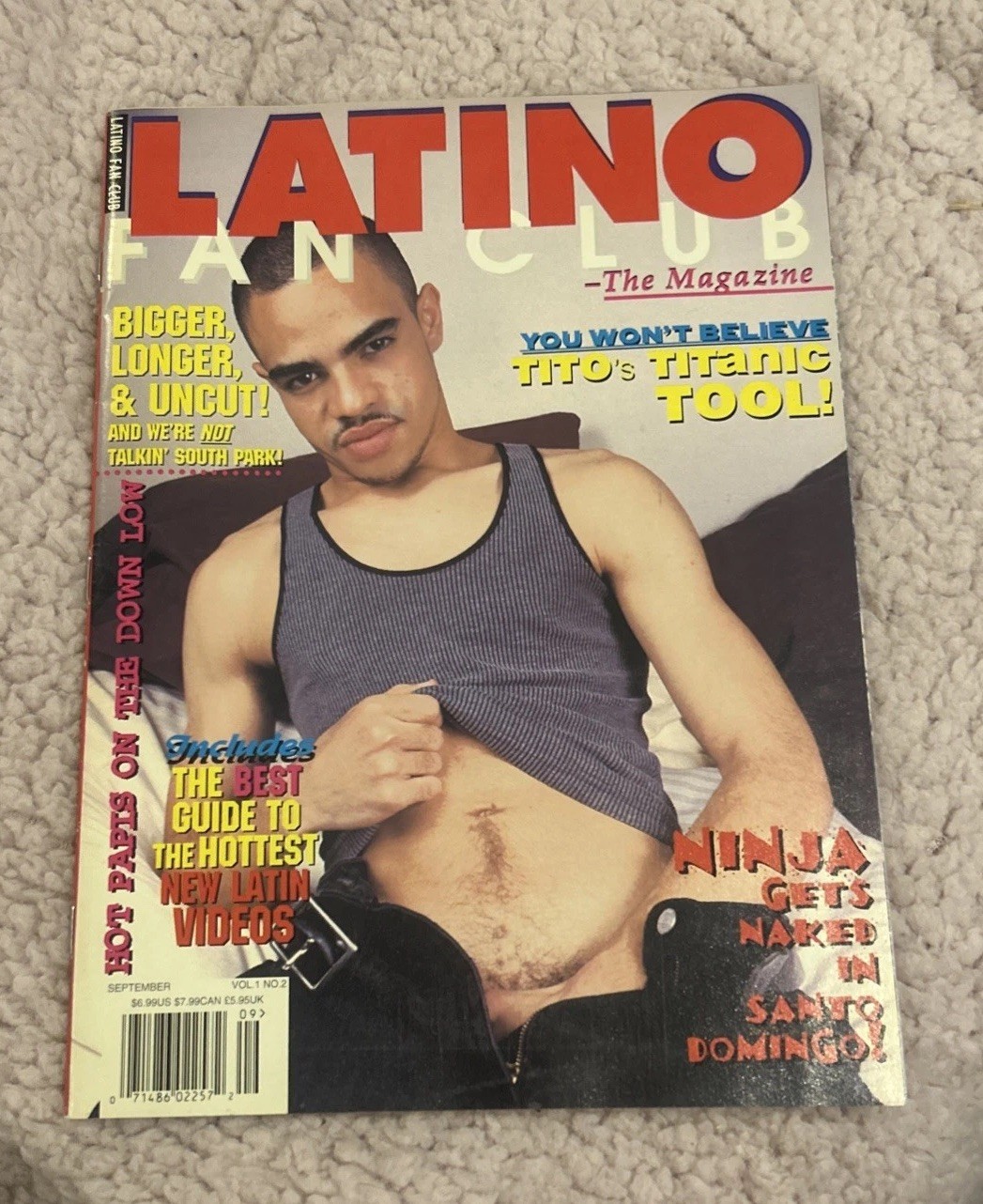 LATINO FAN CLUB Magazine September 1999 Vol 1 No 2 Tito Ninja Vintage LATINO FAN CLUB Magazine September 1999 Vol 1 No 2 Tito Ninja Vintage