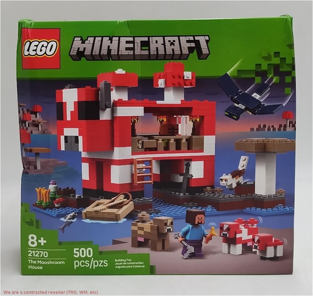 LEGO Minecraft The Mooshroom House 21270 SEE DETAILS. LEGO Minecraft The Mooshroom House 21270 SEE DETAILS.
