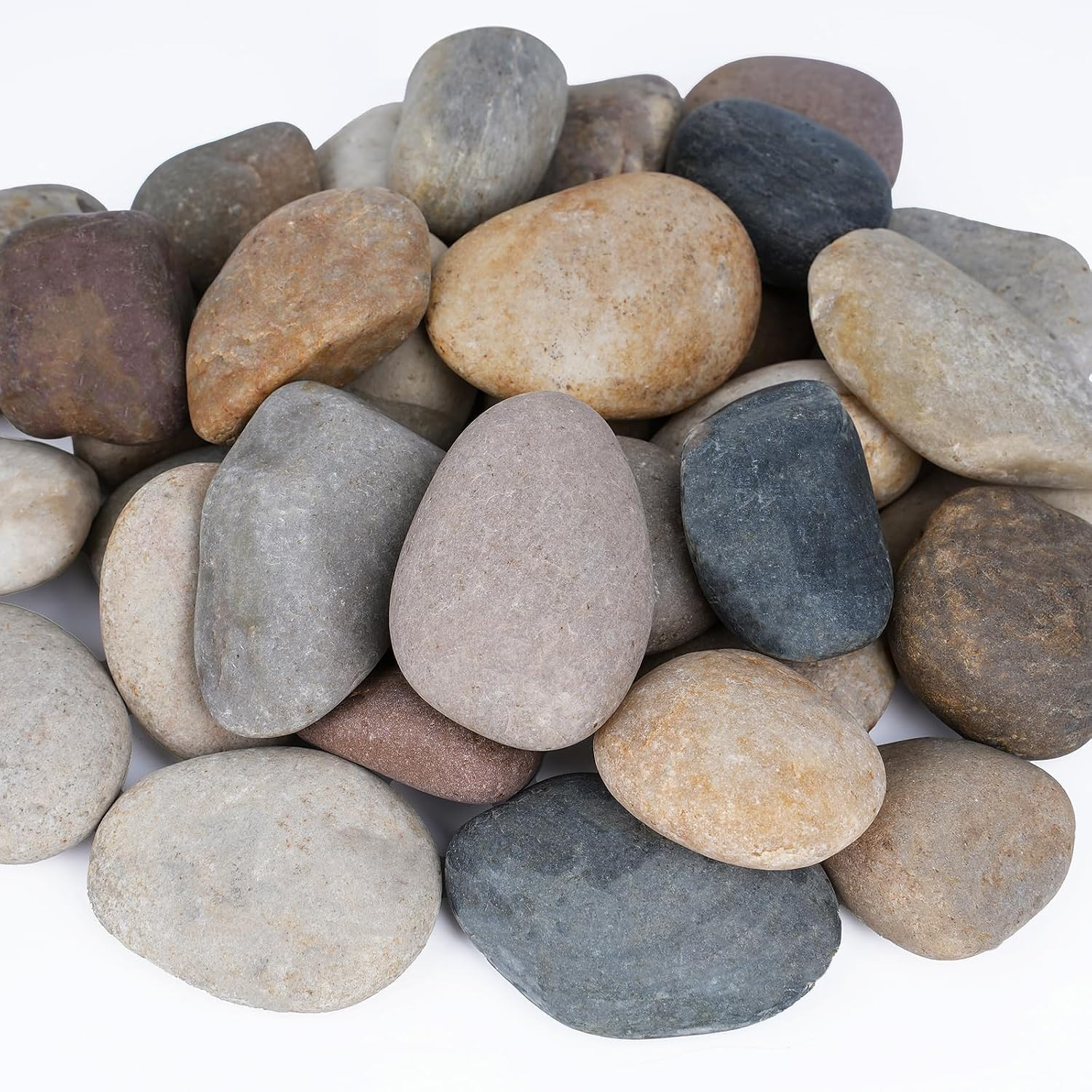 20 Lbs River Rocks for Landscaping, Planters, 3 20 Lbs River Rocks for Landscaping, Planters, 3