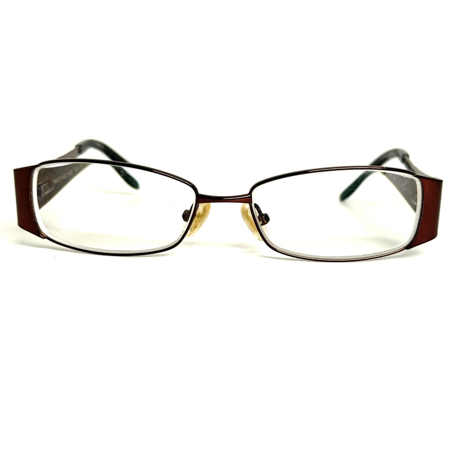 Carmen Marc Valvo Delilah Eyeglasses Cocoa Brown Animal Print 50-15-130mm Frames