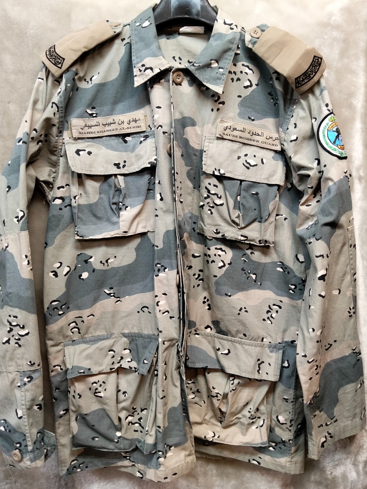 Rare Genuine Saudi Interior Grey Desert Camo Early Version shirt#1