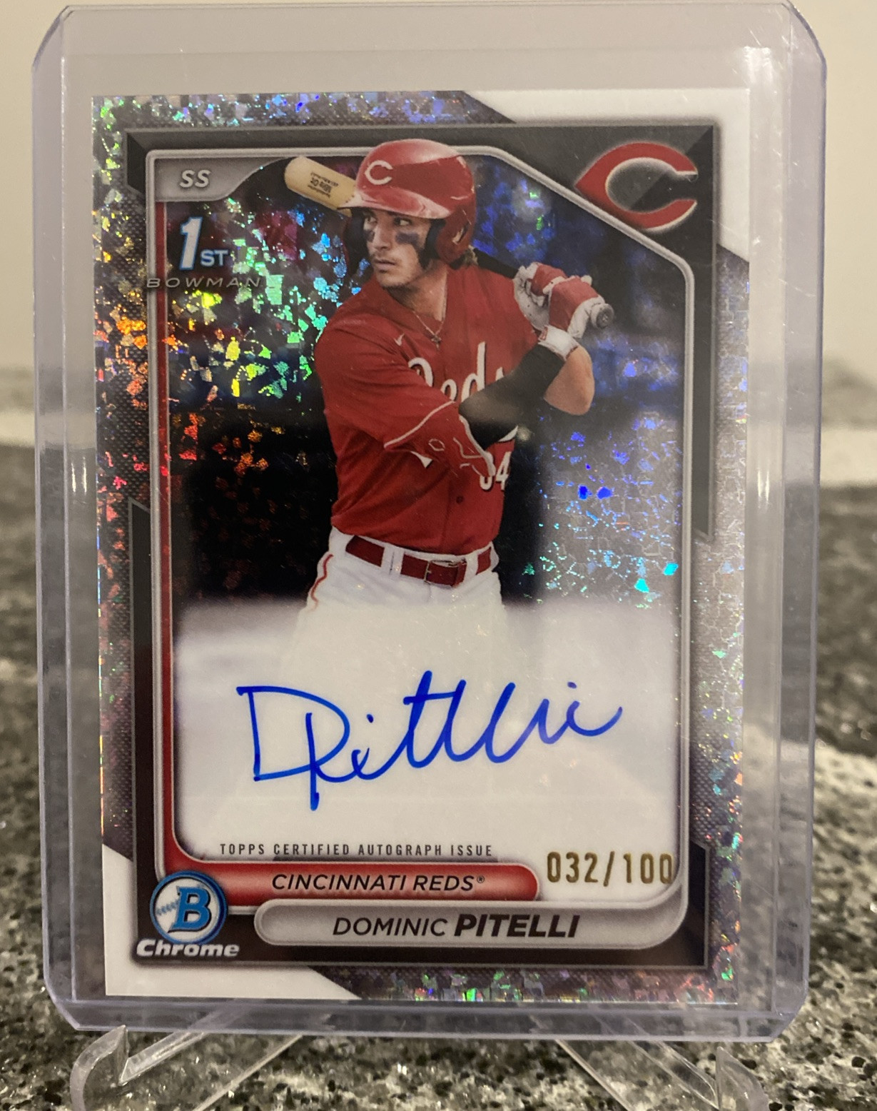 2024 Bowman Chrome - Prospect Autographs Shimmer Refractor #CPA-DPI... 2024 Bowman Chrome - Prospect Autographs Shimmer Refractor #CPA-DPI...