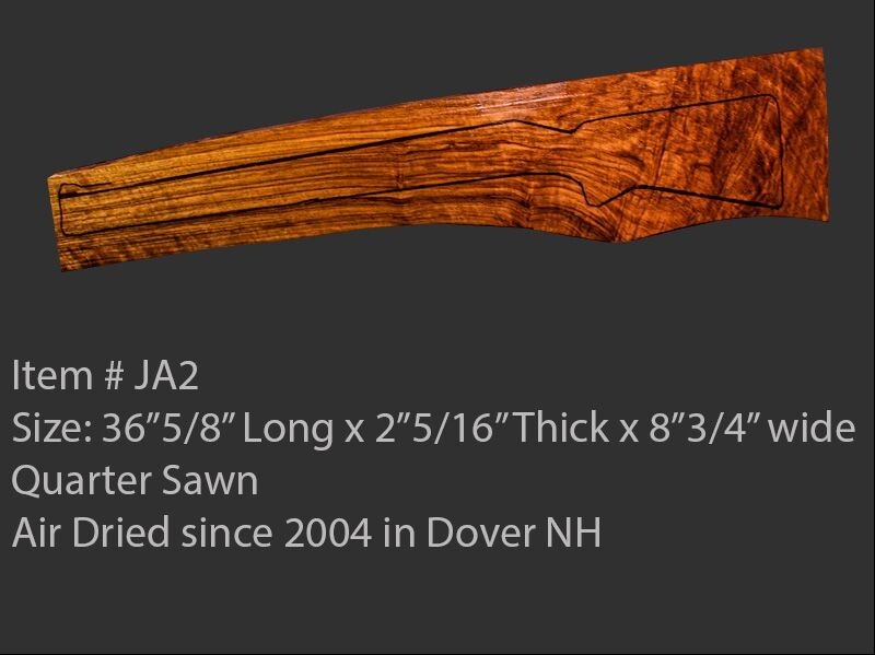 Exhibition Turkish walnut rifle blank JA2