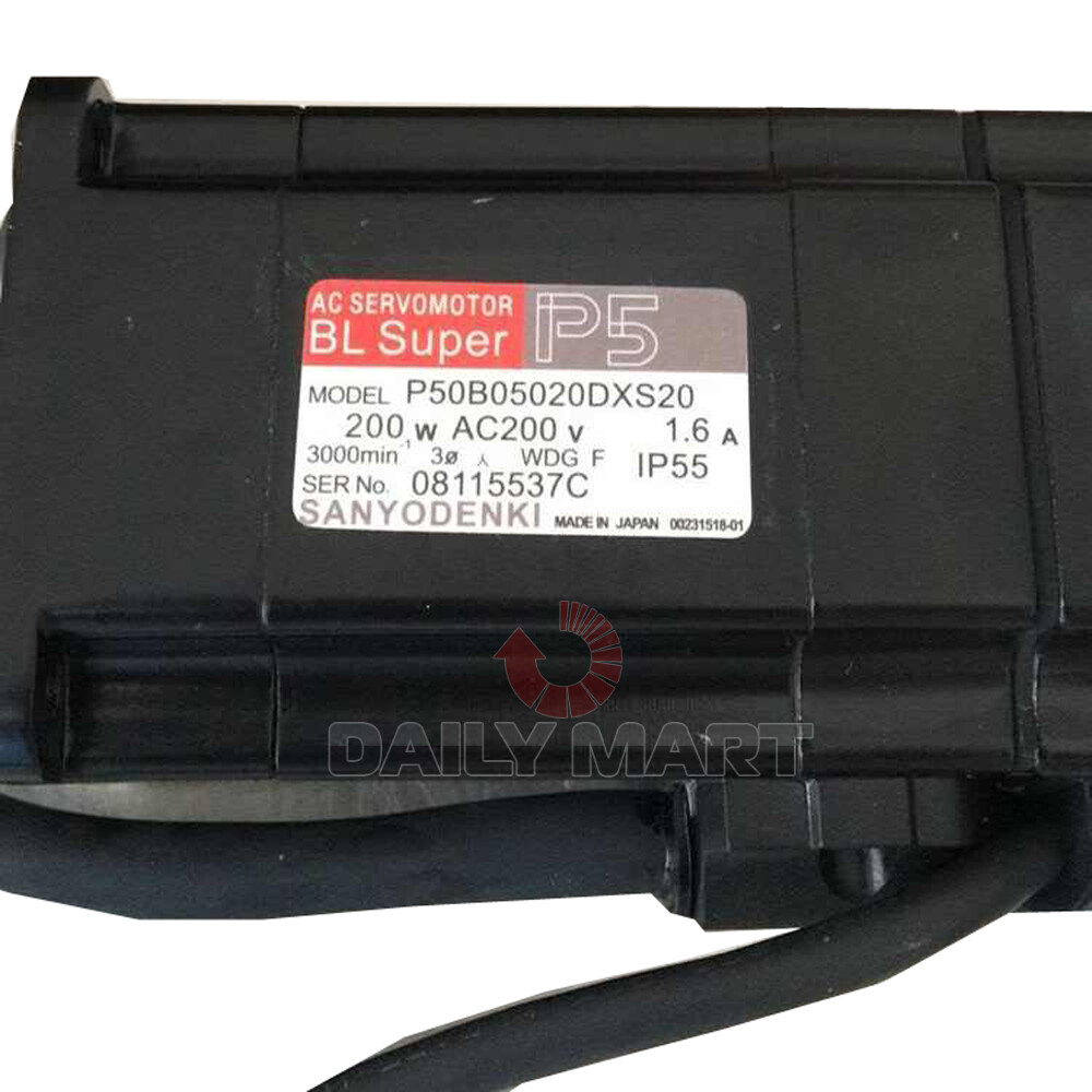 Used & Tested SANYO DENKI AC P50B05020DXS20 Servo Motor