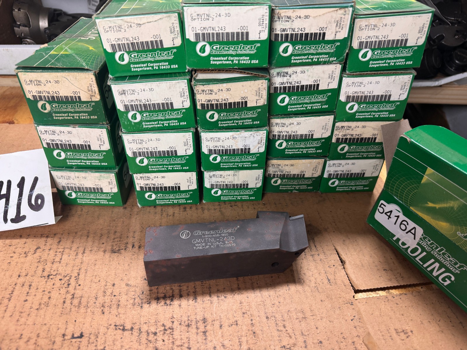 GREENLEAF MVTNL-24-3D USA INDEXABLE TOOL HOLDER 5416A
