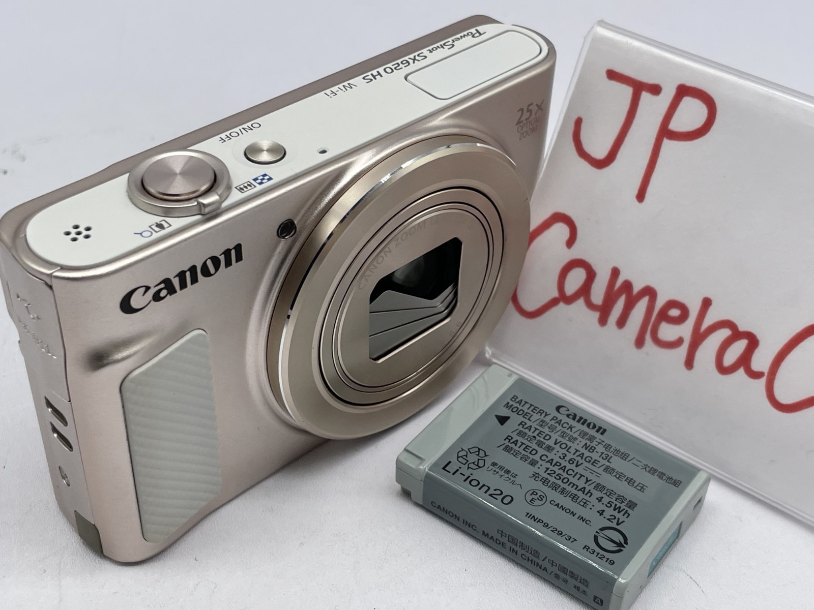 READ CANON powershot sx620 hs Digital compact Camera gold 3709