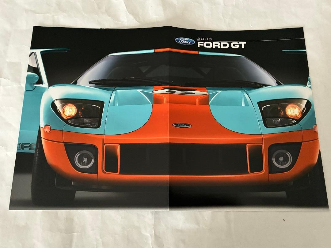 2006 Ford GT Original Dealer Sales Brochure NEW GT 40 Livery Gulf wheels engine