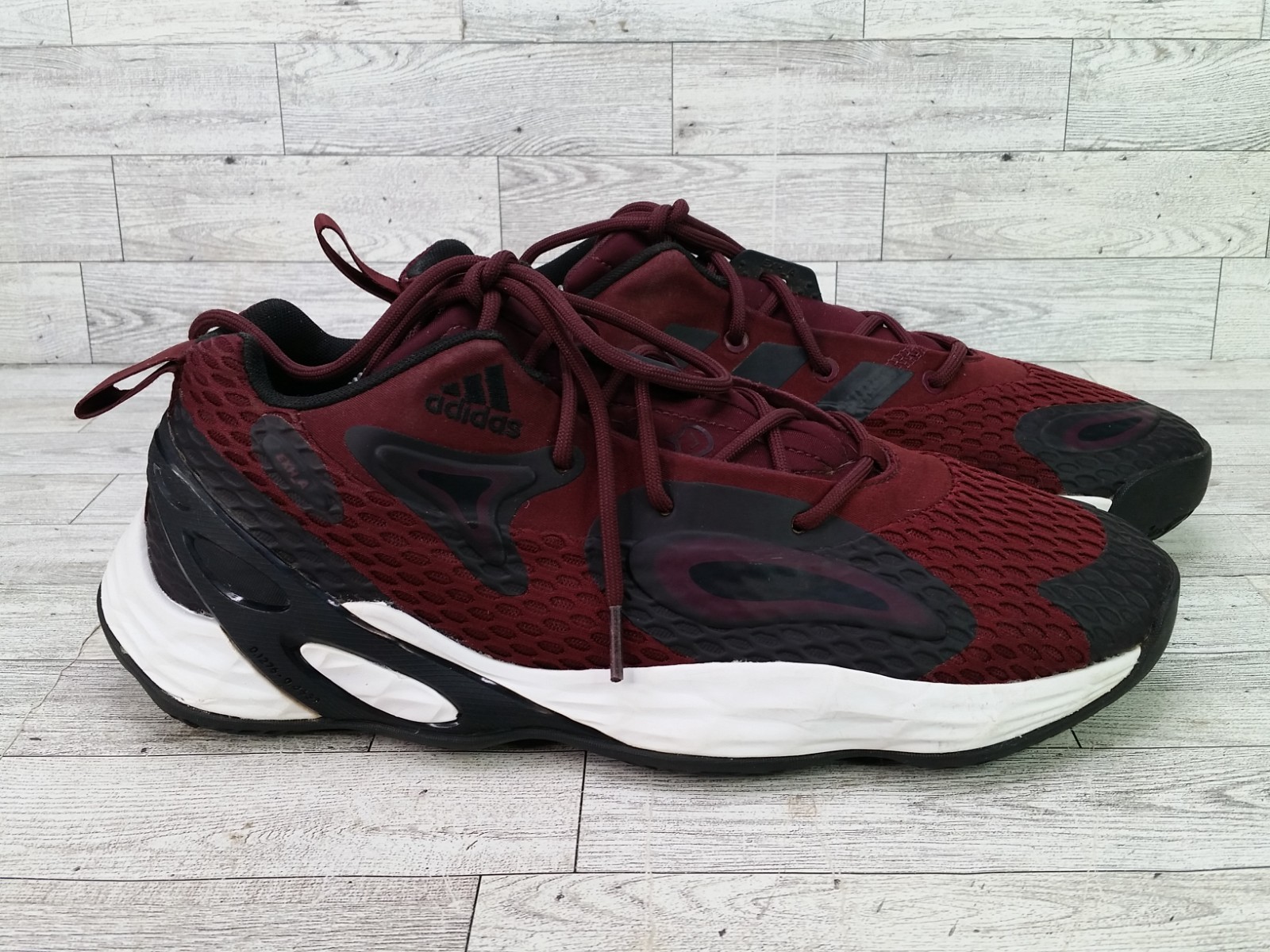 Men\'s Adidas Exhibit A H67736 Maroon Athletic Shoes Sneakers Mens Size 11