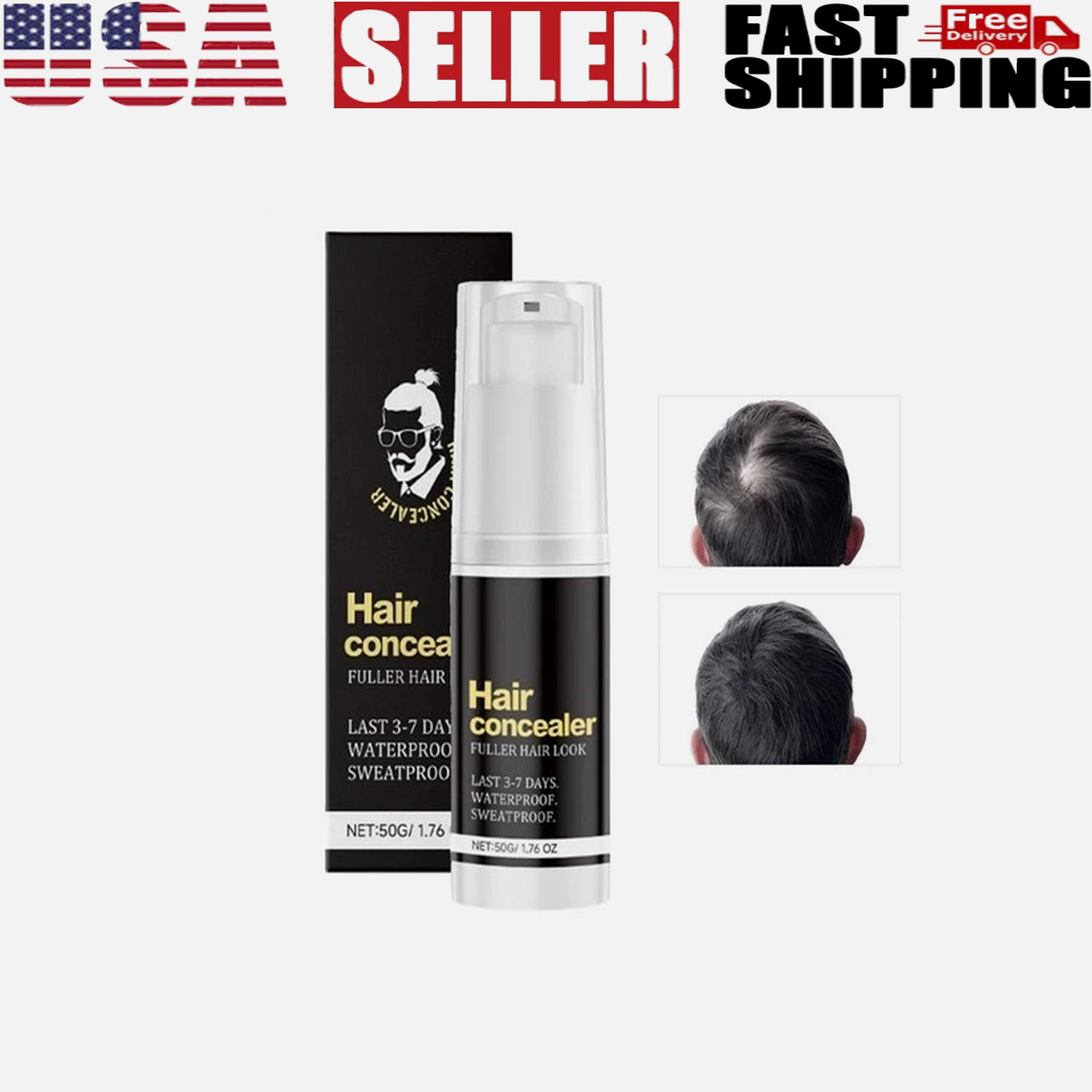 Hairfillup Hair Concealer,Hairfillup Hair Concealer Waterproof,Enhance Hairline