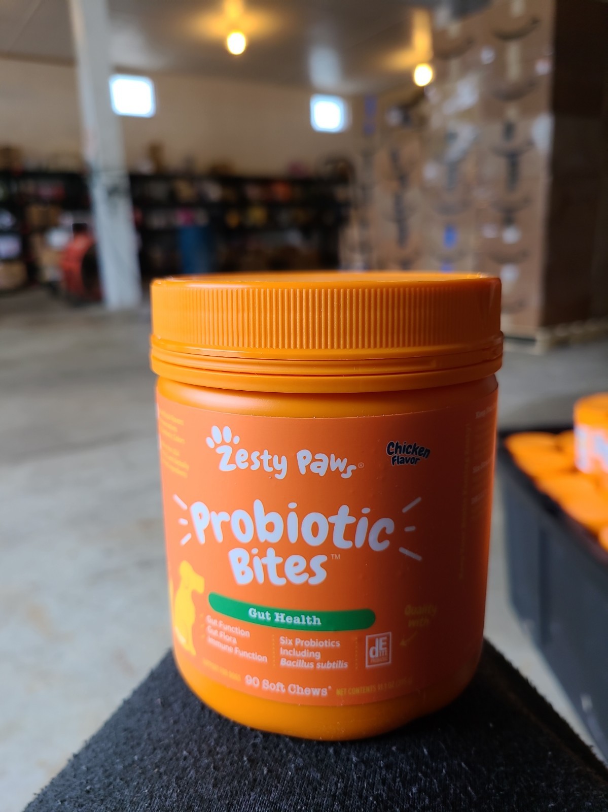 Zesty Paws Probiotic Bites Gut Health Soft Chews for Dogs