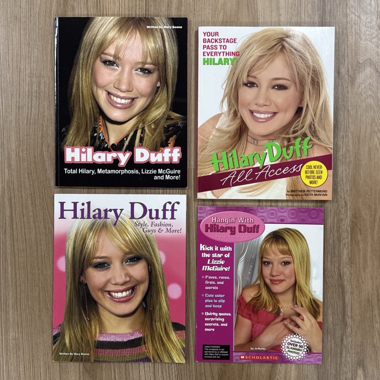 Lot Of 4 Hilary Duff Books First Printings Y2K Vintage - GOOD CONDITION Lot Of 4 Hilary Duff Books First Printings Y2K Vintage - GOOD CONDITION