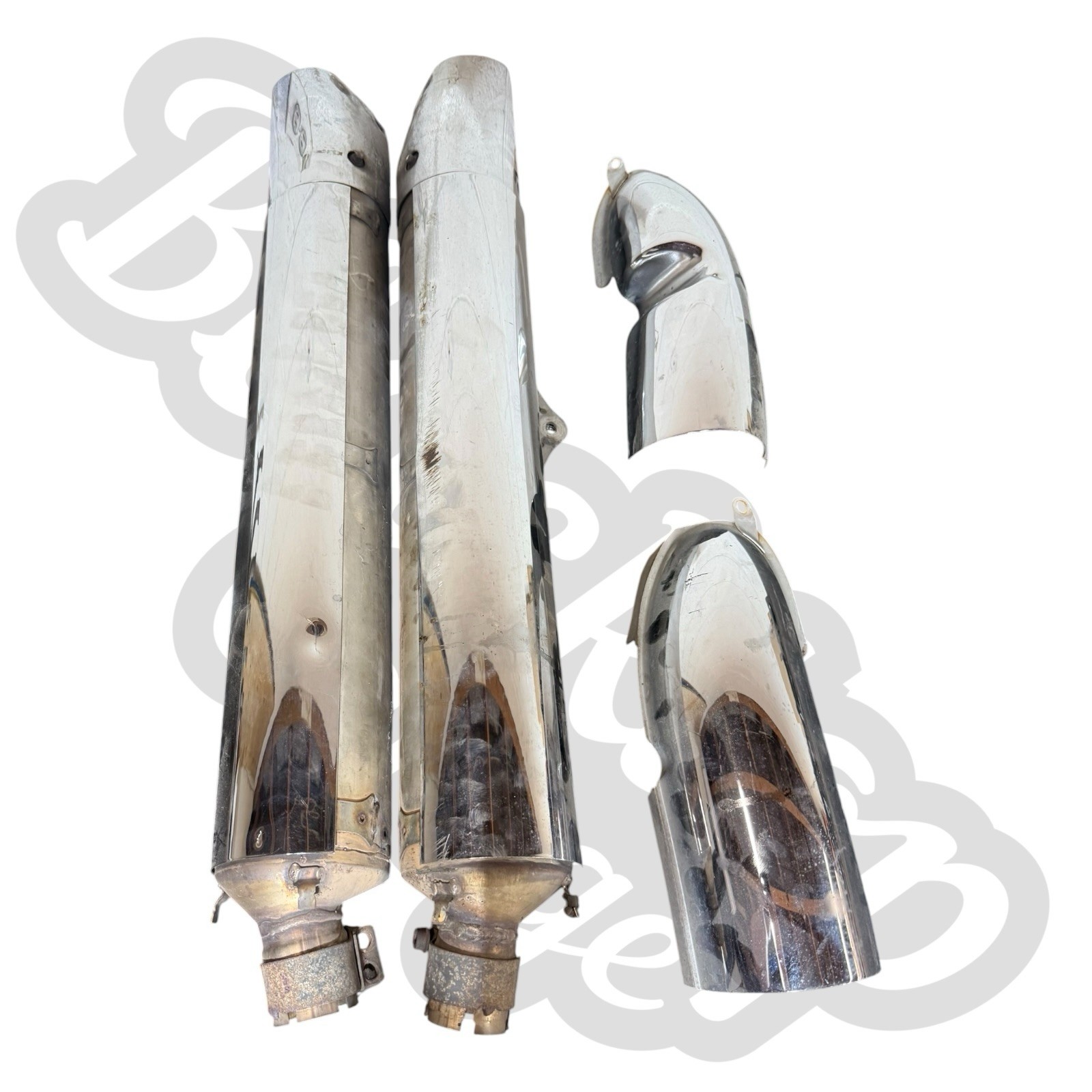2007 06-10 Honda GL1800 Goldwing OEM Exhaust Mufflers Silencers Pipes Cans