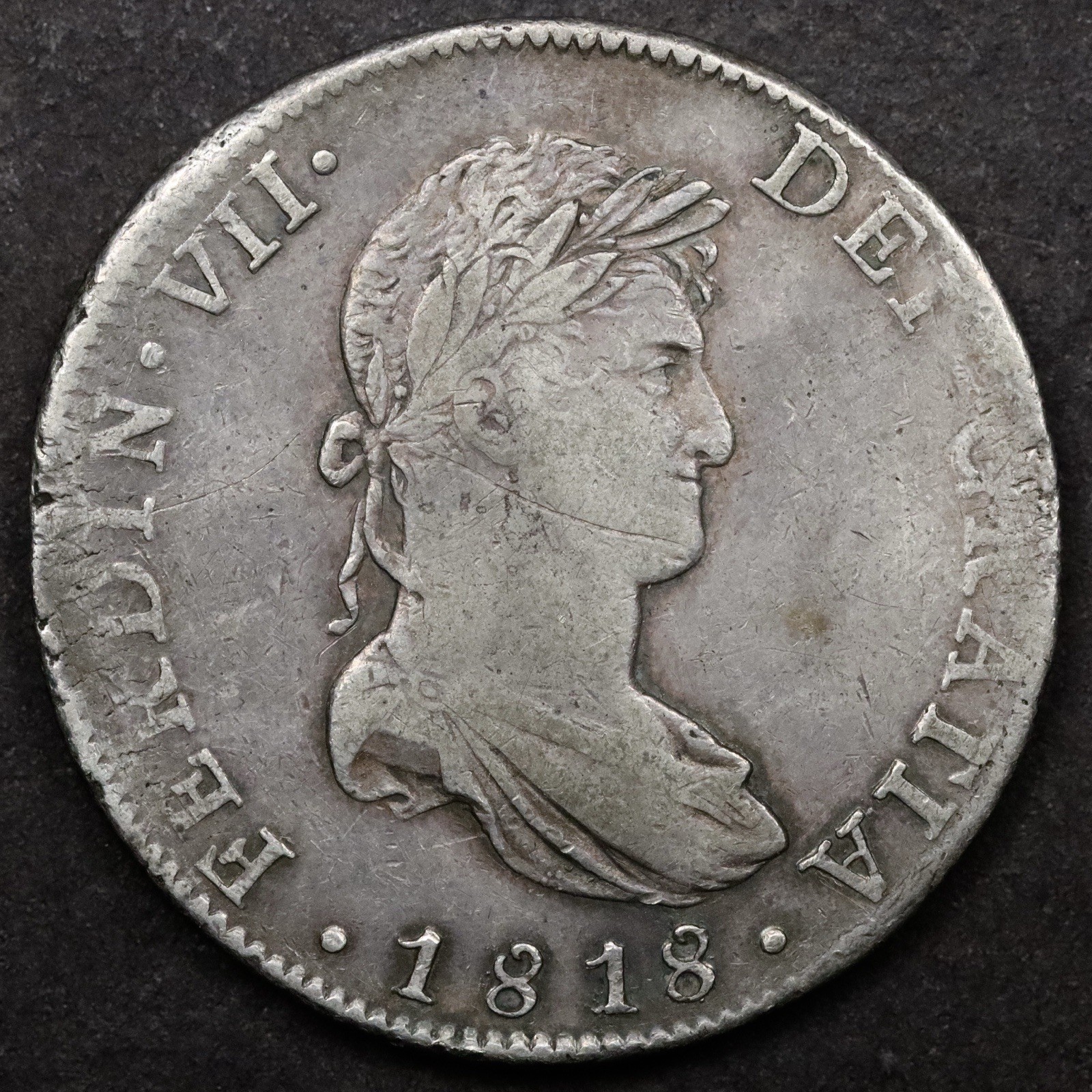 1818 Mo JJ Mexico 8 Reales - VF