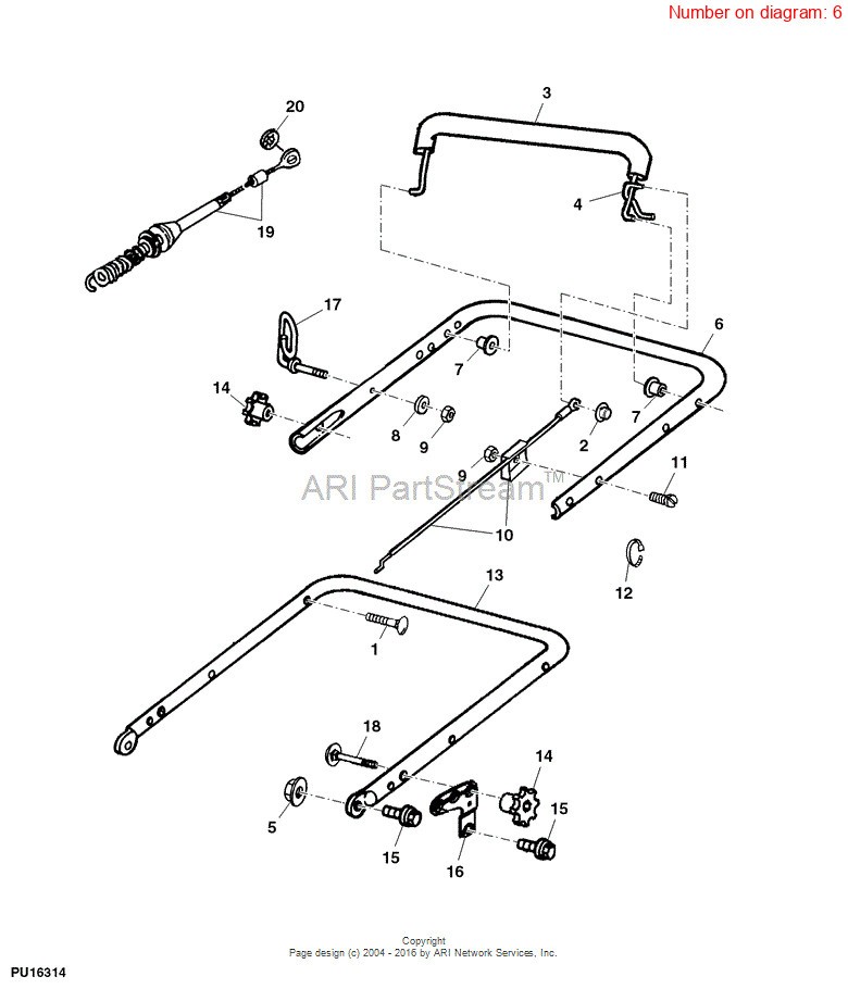 GC00035 HANDLEBAR fits JOHN DEERE (New Open Box) More Stock Avail