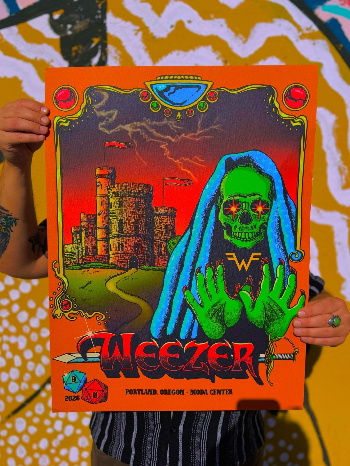 Weezer Sep 11,2026 Portland, OR Moda Center Poster