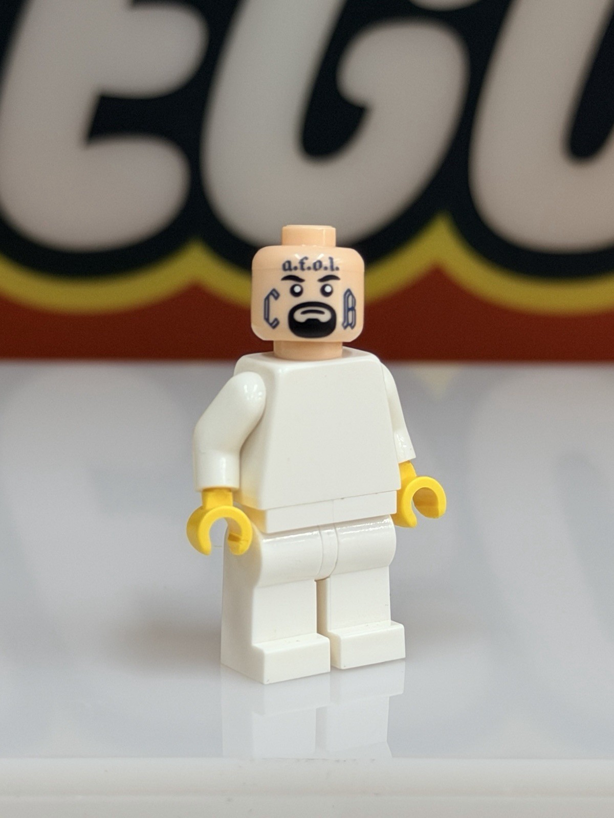 Custom Lego Citizen Brick Prisoner Tilt Head 