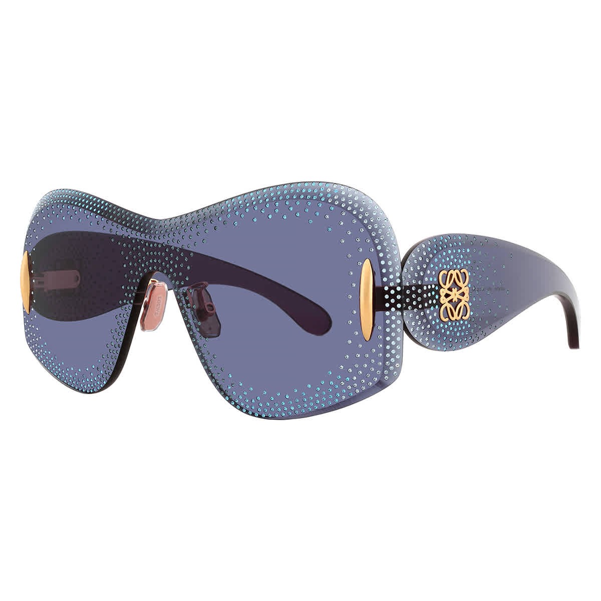 Loewe ANAGRAM Blue Shield Ladies Sunglasses LW4167US 90V 144 LW4167US 90V 144