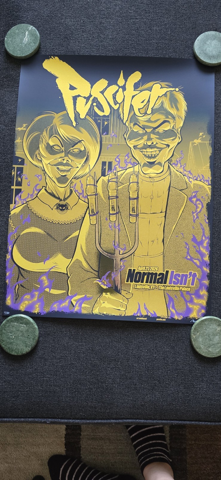 Puscifer Louisville Kentucky AP Foil Tour Poster 2026