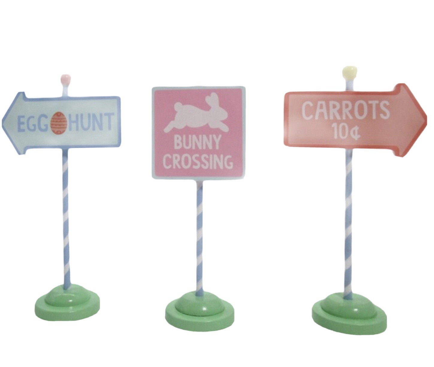 Spritz Mini Signs Set Easter Spring Decor 6\
