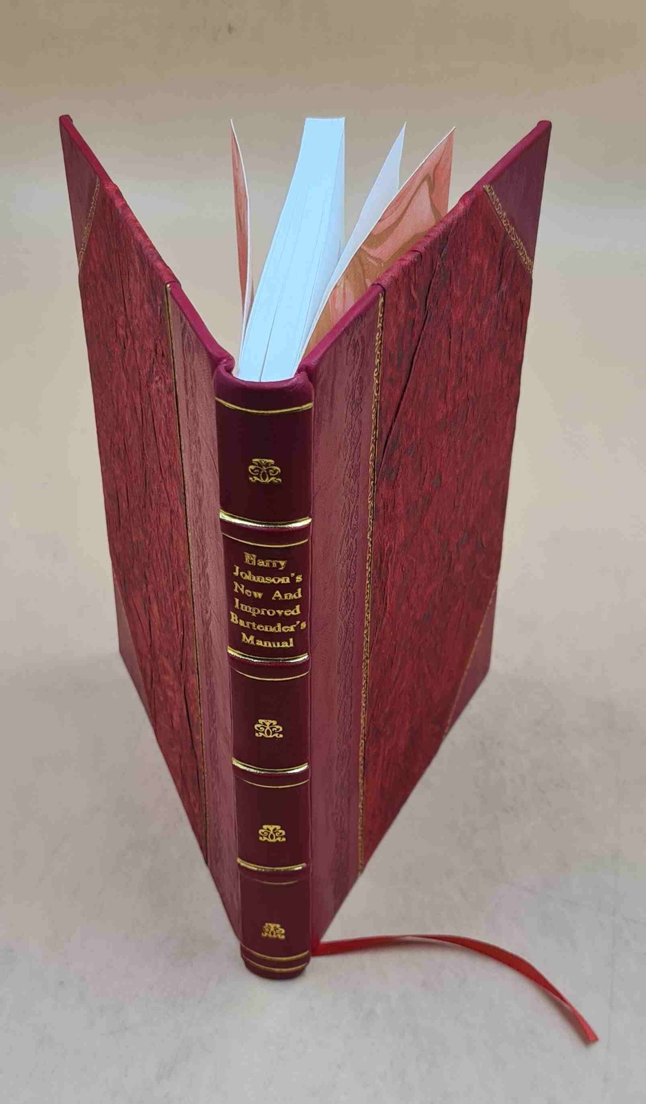 Harry Johnson\'S New And Improved Bartender\'S Manual; 1882 [Leather Bound]