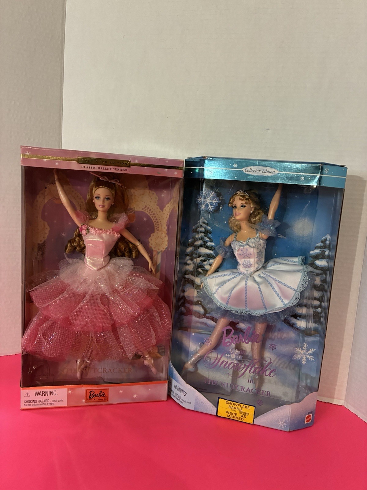 Barbie The Nutcracker Snowflake And Flower Ballerina Barbie The Nutcracker Snowflake And Flower Ballerina
