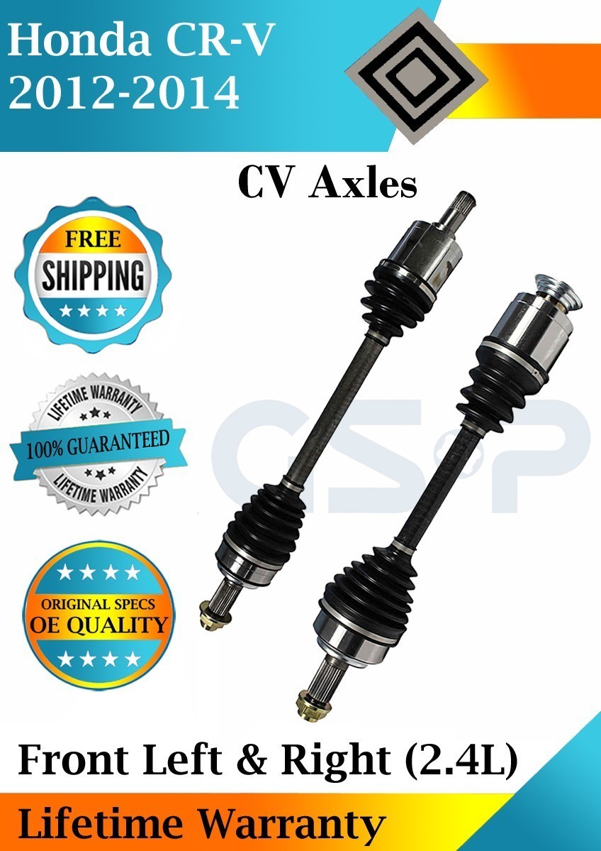 GSP OEM Front CV Axles For 2012-2014 Honda CR-V 2.4L Lifetime Warranty