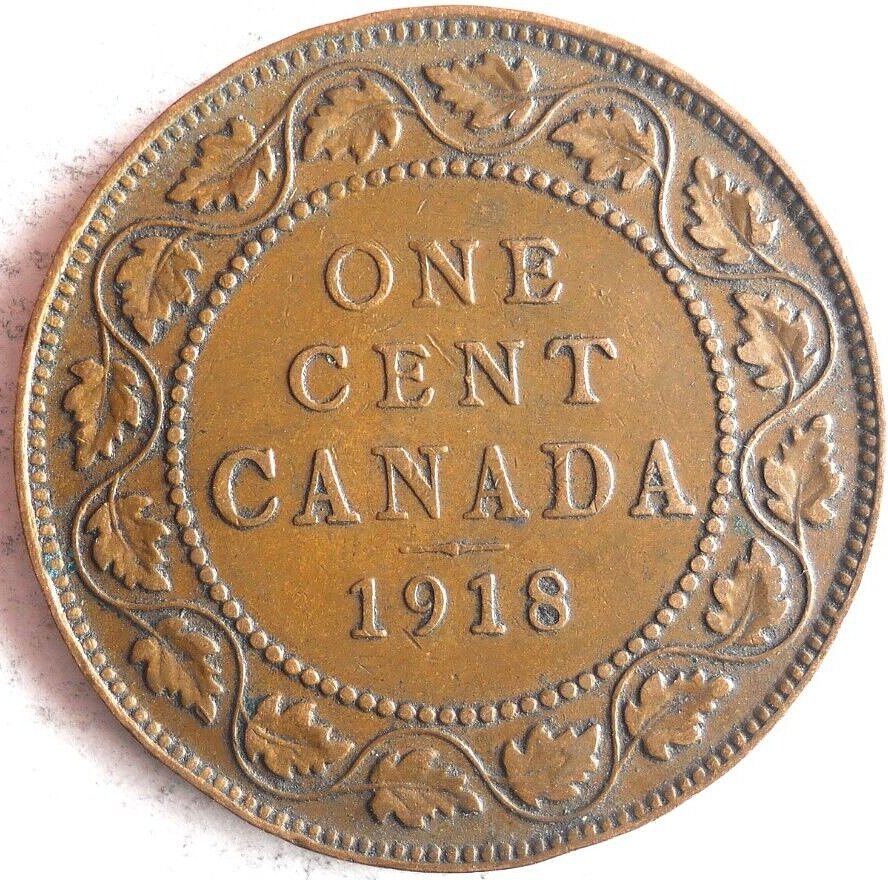 1918 CANADA CENT - Excellent Coin -  - Canada Bin #2