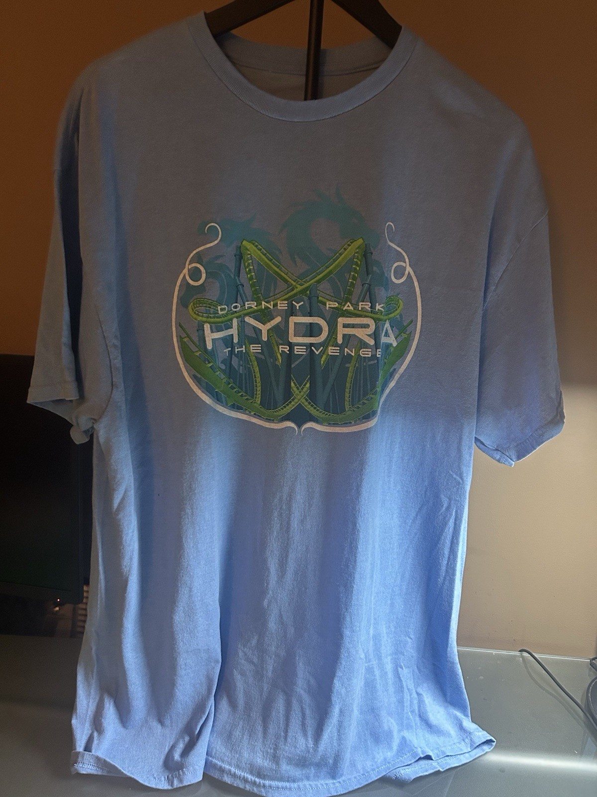 Dorney Park Hydra The Revenge Roller Coaster Shirt Size XL Dorney Park Hydra The Revenge Roller Coaster Shirt Size XL