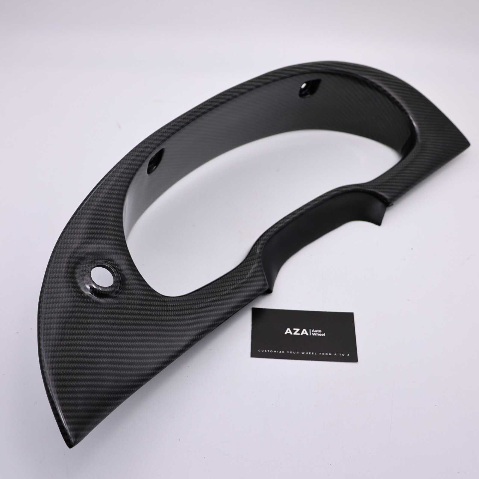 1994-2004 Ford Mustang Gauge Bezel Cluster Carbon fiber Cobra W/O DEFROST button