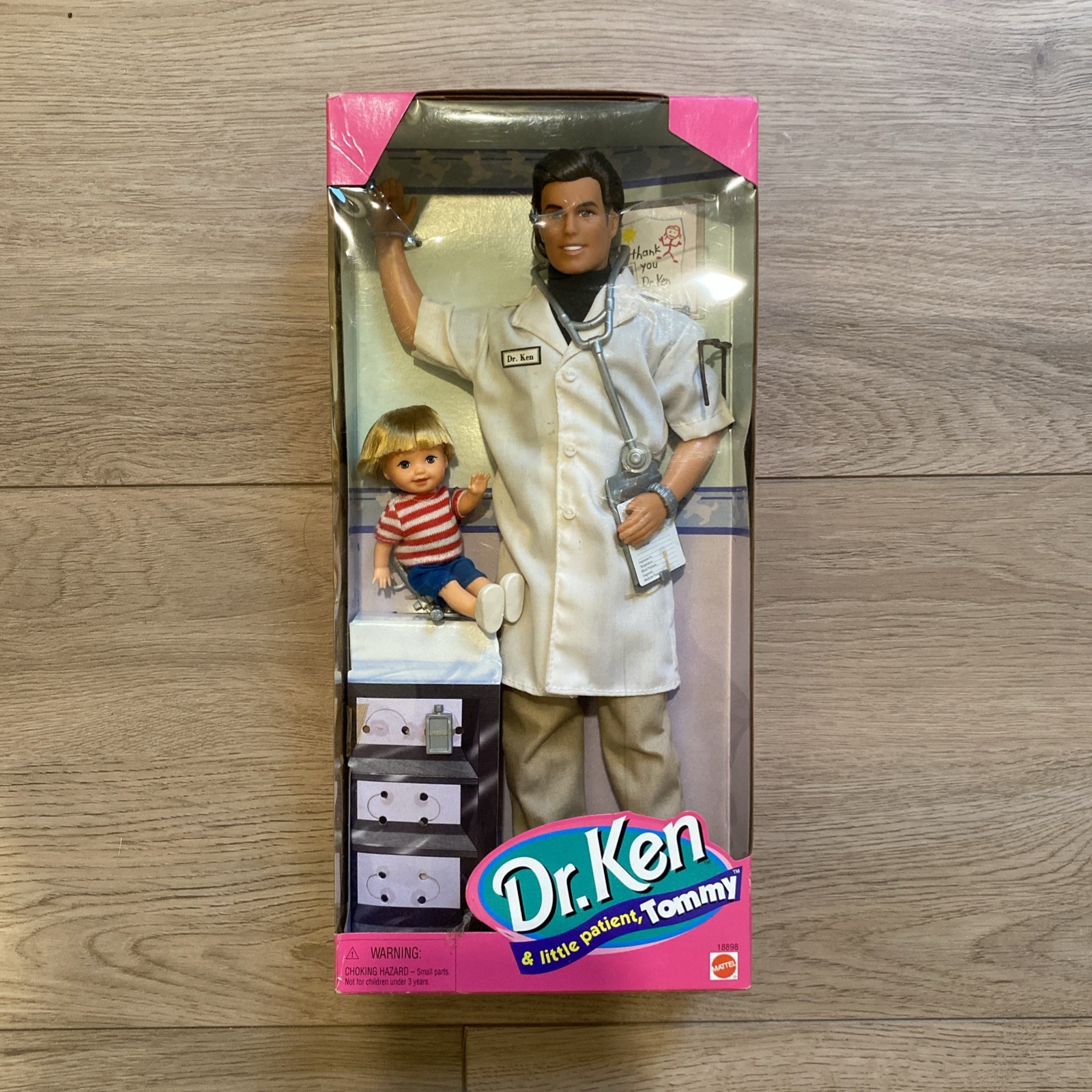 Vintage 1997 Dr Ken and Little Patient Tommy Doll Set Mattel 18898 NIB Sealed Vintage 1997 Dr Ken and Little Patient Tommy Doll Set Mattel 18898 NIB Sealed