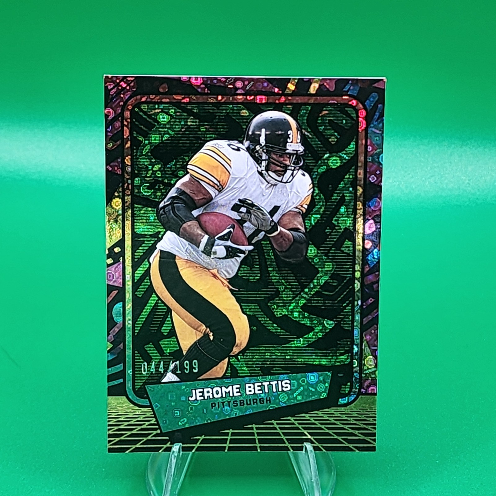 2026 Panini Decades 90s Pop Culture - Lime Green Jerome Bettis #60 /199 Steelers 2026 Panini Decades 90s Pop Culture - Lime Green Jerome Bettis #60 /199 Steelers