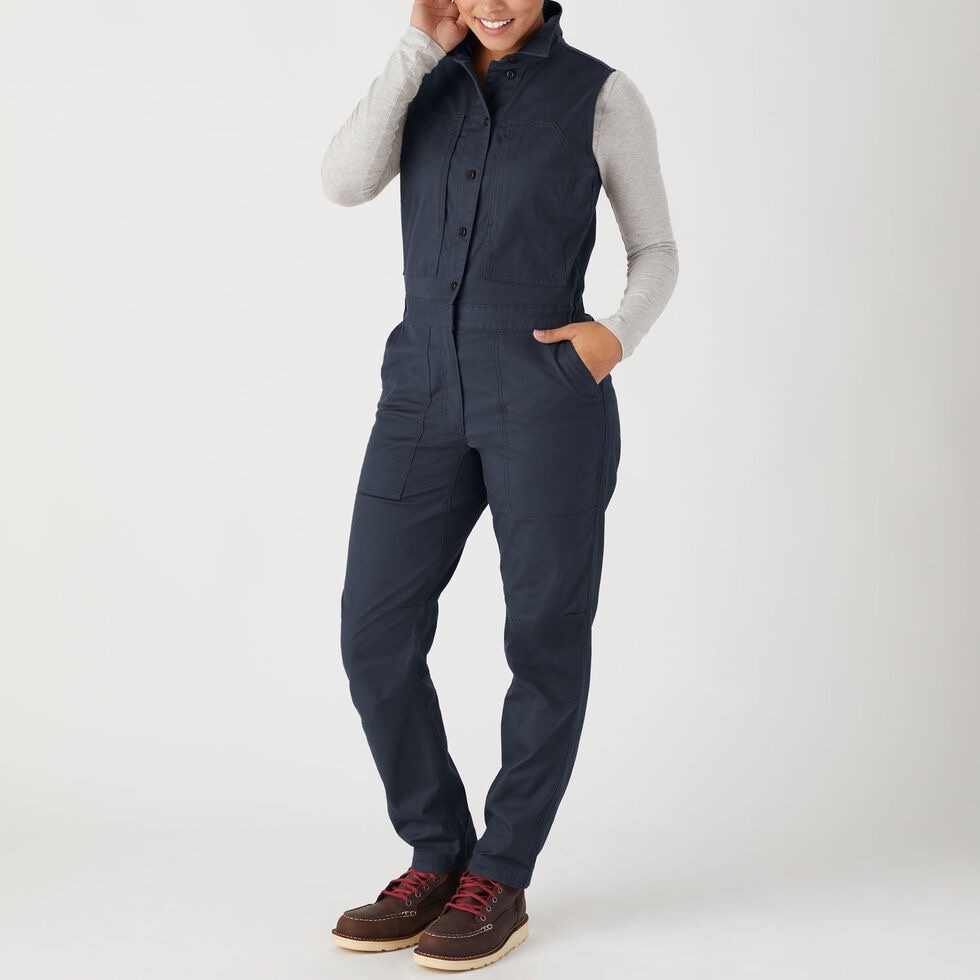 Duluth Women\'s DuluthFlex Fire Hose Coolmax Coveralls Jumpsuit Navy L Duluth Women\'s DuluthFlex Fire Hose Coolmax Coveralls Jumpsuit Navy L