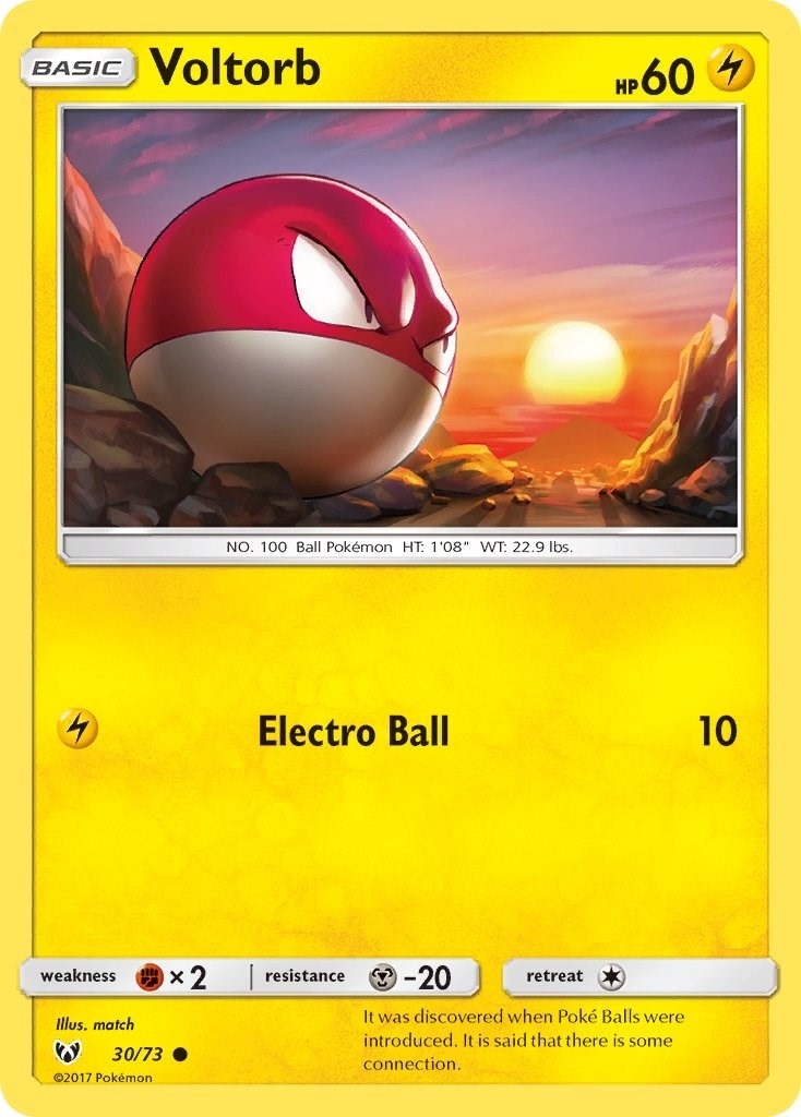 Voltorb [SHL - 30/73] LP match Pokemon