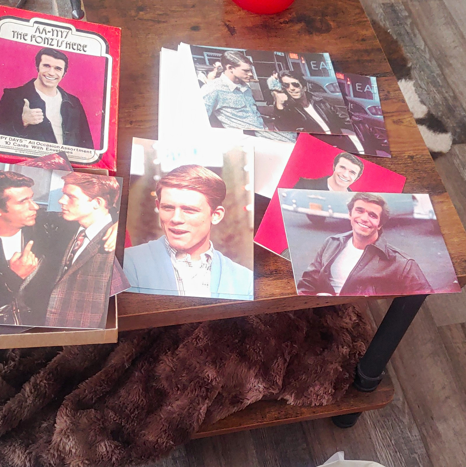 1976 Vintage Happy Days The Fonz All-Occasion Greeting Card Set 8 w/ Envelopes 1976 Vintage Happy Days The Fonz All-Occasion Greeting Card Set 8 w/ Envelopes