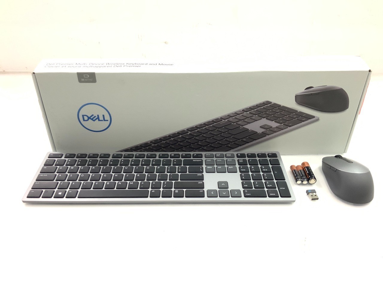 Dell Premier Multi-Device KM7321W Keyboard and Mouse Set - KM7321WGY-US Dell Premier Multi-Device KM7321W Keyboard and Mouse Set - KM7321WGY-US