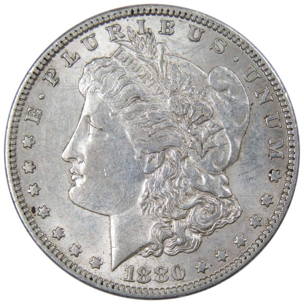 1880 O Morgan Silver Dollar XF EF Extremely Fine $1 Coin Collectible