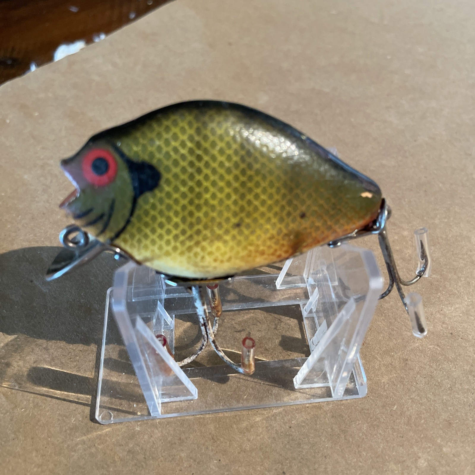Vintage SCARCE Rock Bass Wooden Heddon 740 ROB Punkinseed 2-piece Very Nice Vintage SCARCE Rock Bass Wooden Heddon 740 ROB Punkinseed 2-piece Very Nice