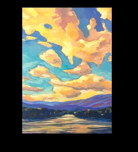 Landscape Art Print ACEO Landscape Art Print ACEO
