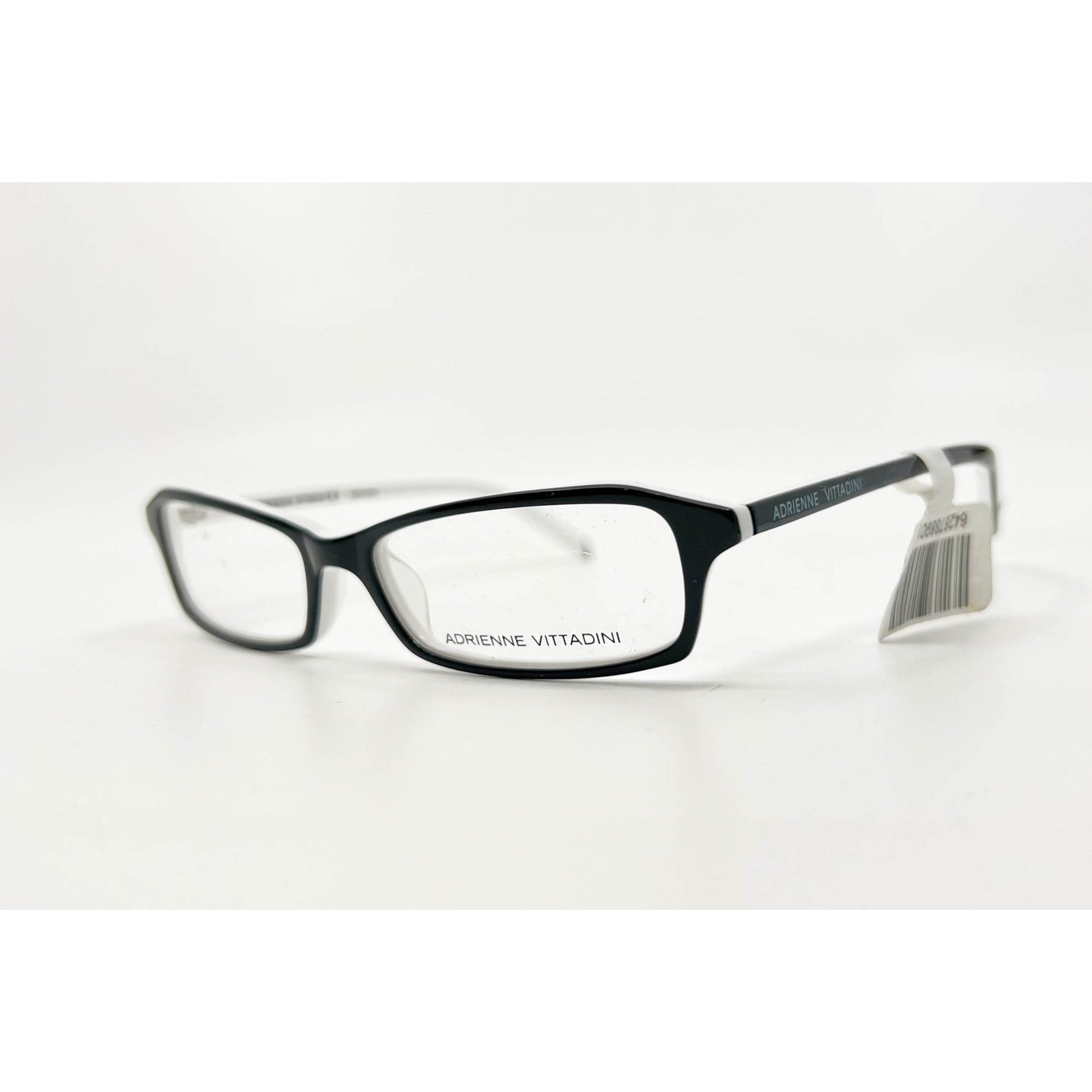Adrienne Vittadini AV7011 Black Rectangle Eyeglasses Women\'s Eyewear